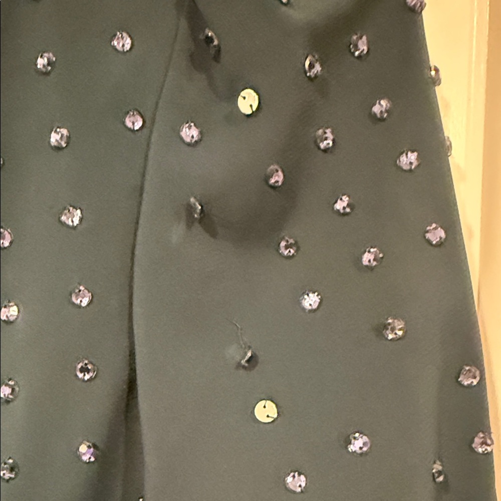 LK Bennett Dark blue Long Sleeve Dress with Studded Accents - Picture 7 of 11